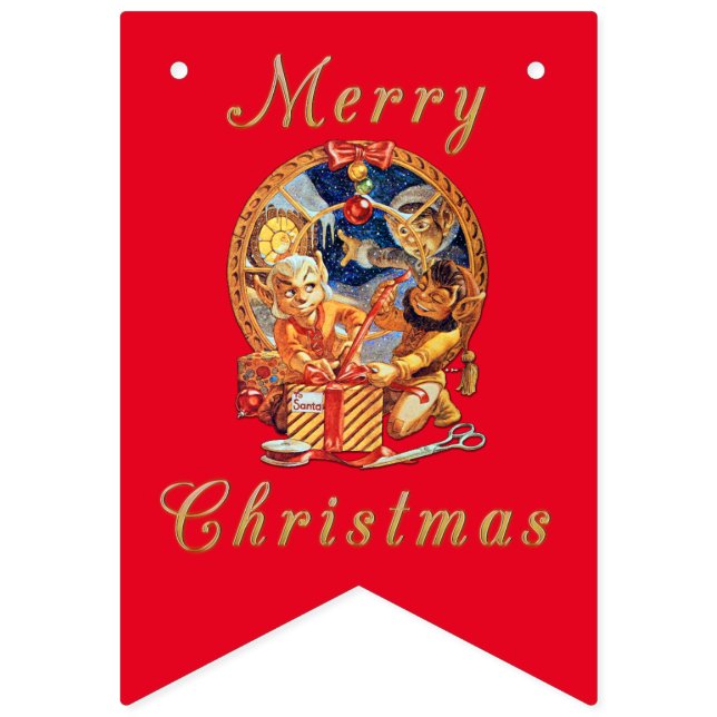 Letztes Paket Wimpelkette (Erste Fahne)