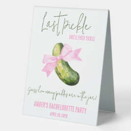 Letztes Pickle, sie wird kitzeln, raten Sie das Pi Tischaufsteller