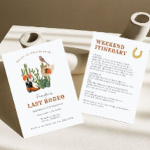 Letztes Rodeo Bachelorette Wochenende