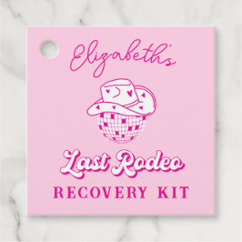 Letztes Rodeo Cowgirl Bachelorette Erholung Kit Geschenkanhänger