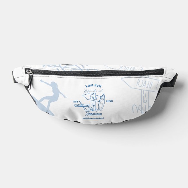 Letztes Segel vor dem Schleier Bachelorette Wochen Bauchtasche (Ablage )