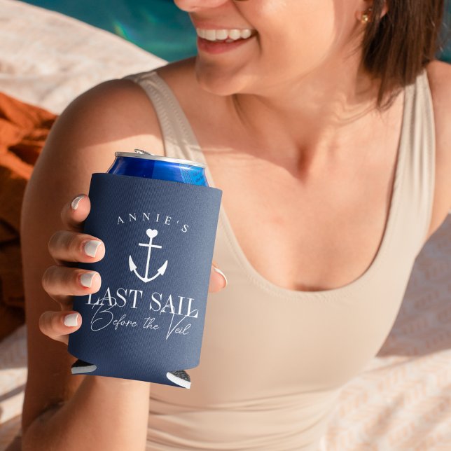 Letztes Segel vor dem Schleier Nautical Bacheloret Dosenkühler (Von Creator hochgeladen)