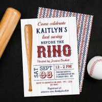 Letztes Swing vor dem Ring! Baseball-Brautparty