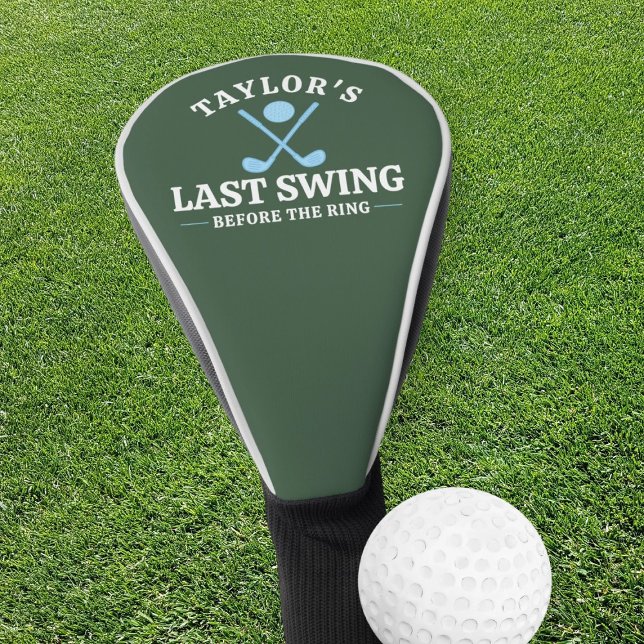 Letztes Swing vor dem Ring Golf Bachelor Golf Headcover (Last Swing Before The Ring Golf Bachelor Golf Head Cover by Ricaso. Fun last taste of freedom tour)