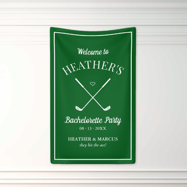 Letztes Swing vor dem Ring Golf Bachelorette Banner (Von Creator hochgeladen)