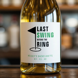 Letztes Swing vor dem Ring Golf Junggeselinnen-Abs