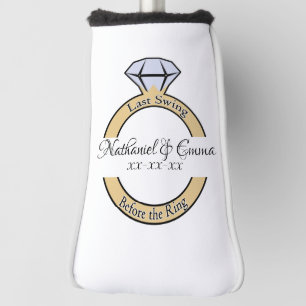 Letztes Swing vor dem Ring, Junggeselinnen-Abschie Golf Headcover