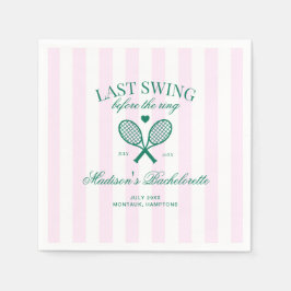 Letztes Swing vor dem Ring Retro Tennis Bach Serviette