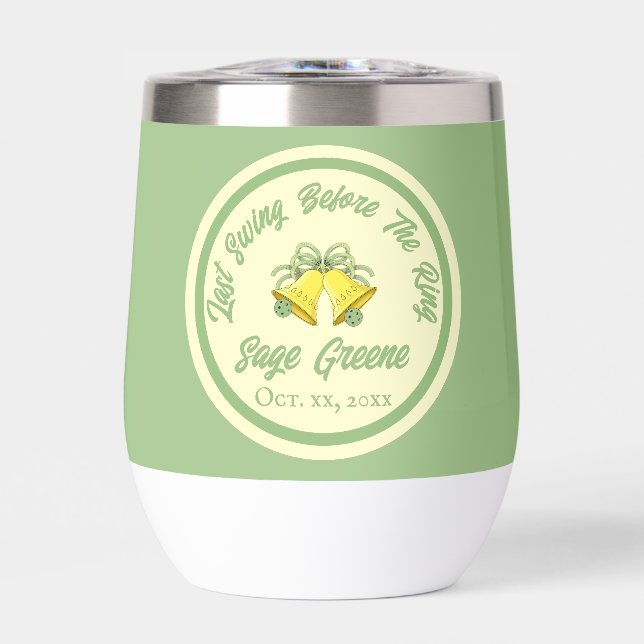 Letztes Swing vor dem Ring Sage & Cream Pickleball (Vorderseite)