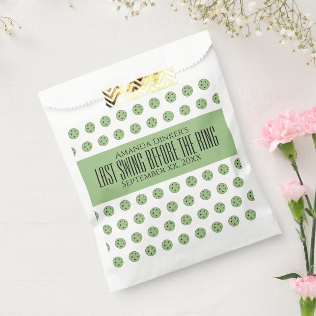 Letztes Swing vor der Hochzeitsfeier Geschenktütchen (Versiegelt)