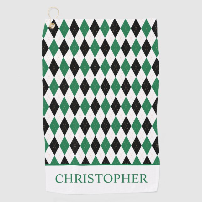 Letztes Swing vor der Ring Golf Bachelor Party Golfhandtuch (Vorderseite)