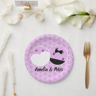 Letztes Swing vor der Ring-Hochzeit Pickleball Pappteller