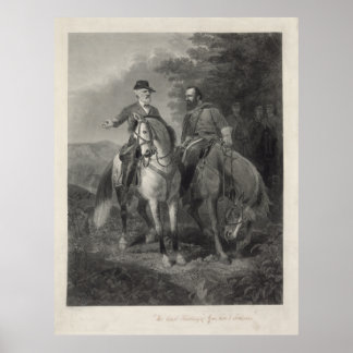 Letztes Treffen von Robert E. Lee & Stonewall Jack Poster