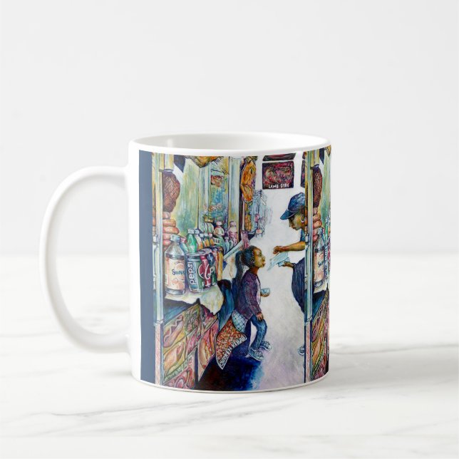 Letztlich produziert Hoffnung Kaffeetasse (Links)