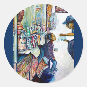 Letztlich produziert Hoffnung Runder Aufkleber