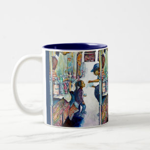 Letztlich produziert Hoffnung Zweifarbige Tasse