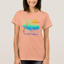 Leucadia CA t Shirt Flip Flops am Strand