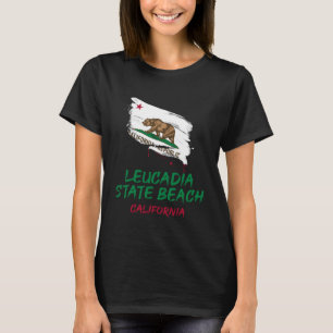 Leucadia State Beach Kalifornien Paint Splatter Fl T-Shirt