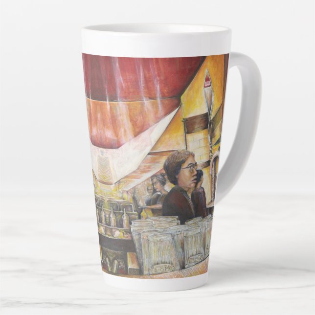 Leuchtäquivalent für leidenschaftliche Emotionen Milchtasse (Rechte Ecke)