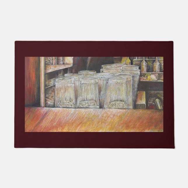 Leuchtäquivalent von leidenschaftlichen Emotionen Fußmatte (Vorderseite)