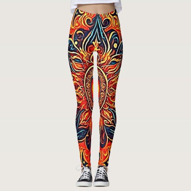 Leuchtauge Leggings (Vorderseite)