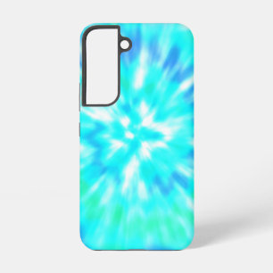 Leuchtblauer Gefärbte Krawatte Handy-Fall Samsung Galaxy Hülle