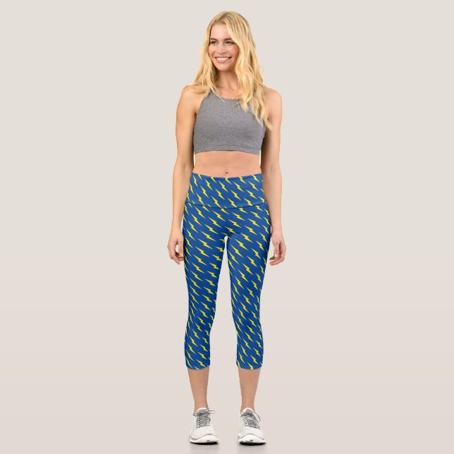 Leuchtbolzen Capri Leggings (Vorderseite)