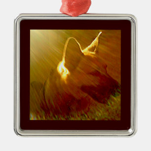 Leuchte auf mich Deutscher Schäferhund #1 Silbernes Ornament