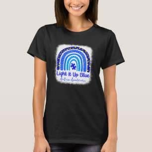 Leuchte es Blau Autismus-Bewusstsein Autistisches T-Shirt