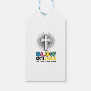 Leuchte für Jesus Christliches Kreuz Licht-Shirt-D Geschenkanhänger