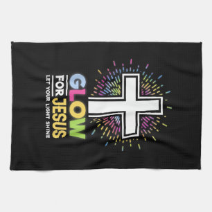 Leuchte für Jesus Christliches Kreuz T-Shirt Jesus Geschirrtuch