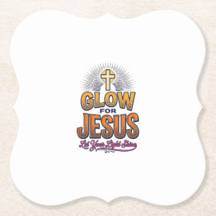 Leuchte für Jesus Lass dein Licht scheinen Christl Untersetzer