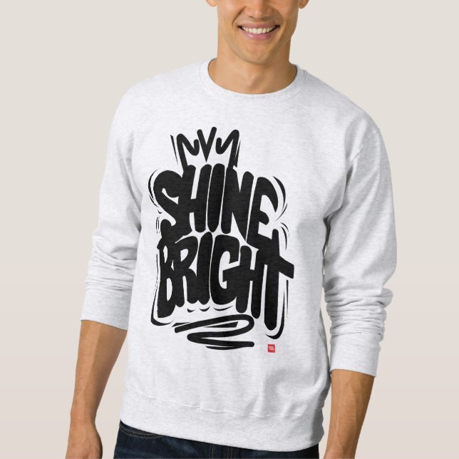 Leuchte hell auf Qualitäts-Sweatshirt Sweatshirt (Vorderseite)