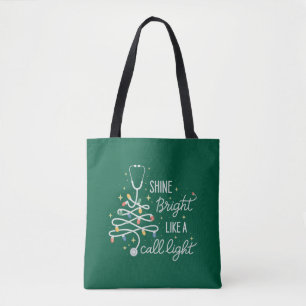 Leuchte hell wie ein Anruf Weihnachtsnacht Kranken Tasche