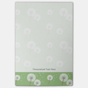 Leuchte Muster auf grünem Hintergrund Post-it Klebezettel