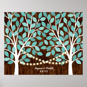 Leuchten - 100 Signature Guest Book Alternative Poster