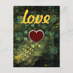 Leuchten in der Liebe Postkarte