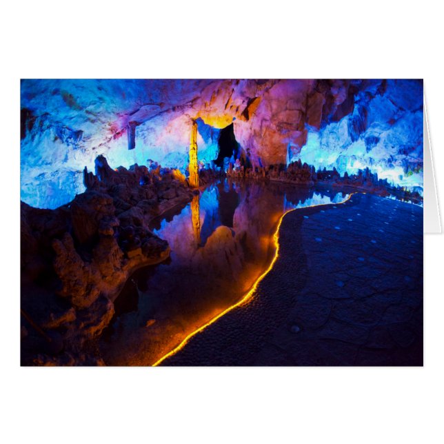Leuchten in der Reed Flute Höhle, China (Vorderseite (Horizontal))