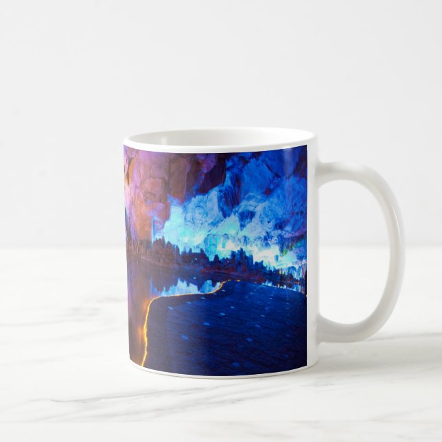 Leuchten in der Reed Flute Höhle, China Kaffeetasse (Rechts)