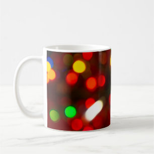 Leuchten mit abstraktem Hintergrund defokusabstrac Kaffeetasse