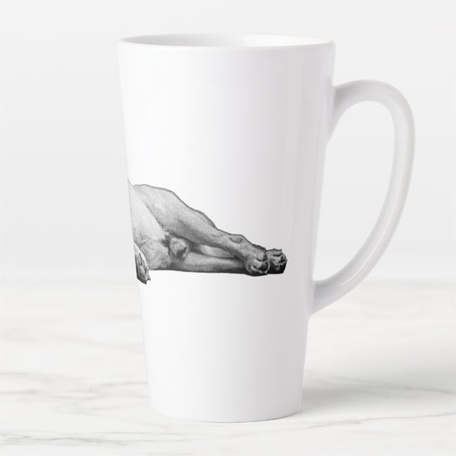 Leuchten nach unten, Haus Behalten Milchtasse (Rechts)