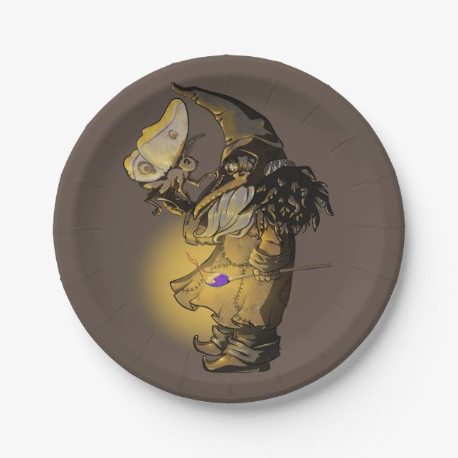 Leuchten Pappteller (Vorderseite)