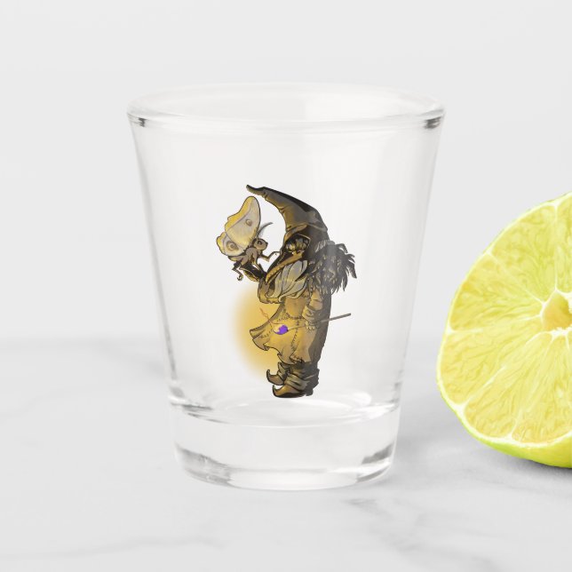 Leuchten Schnapsglas (Vorderseite)