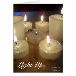 "Leuchten Sie" Karte