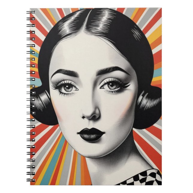 Leuchtend Bright | Notebook-Journal Notizblock (Vorderseite)