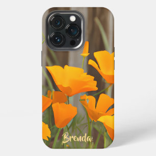 Leuchtend Bunte Kalifornische Mohnblumen Personali iPhone 13 Pro Hülle