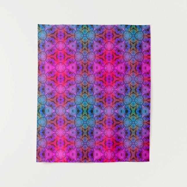 leuchtend farbig wandteppich (Vorderseite)