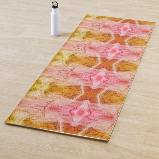 leuchtend reflektierte Klammern Yogamatte (Beispiel)