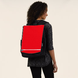 Leuchtend Rot Rucksack