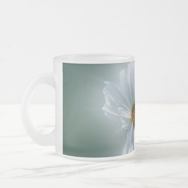 leuchtend weiß mattglastasse (Links)